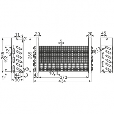 Parownik PM700-413x265x90