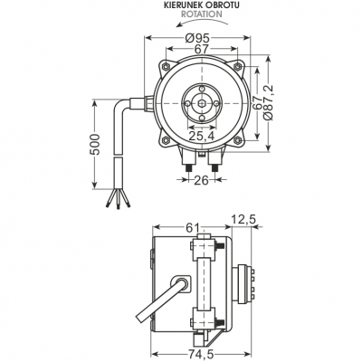 Silnik wentylatora SKW-ECY-02-E-230-1550/1300-001