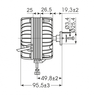 Silnik wentylatora (16 W) SKW-YZ16-26
